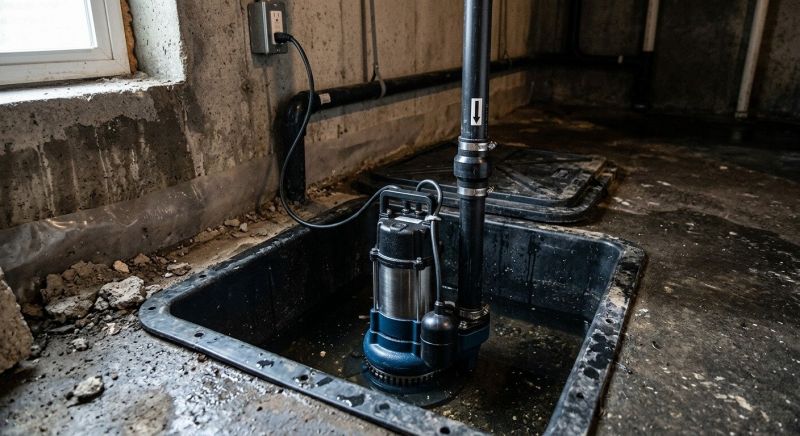 Basement Drainage Installation in Des Moines, IA