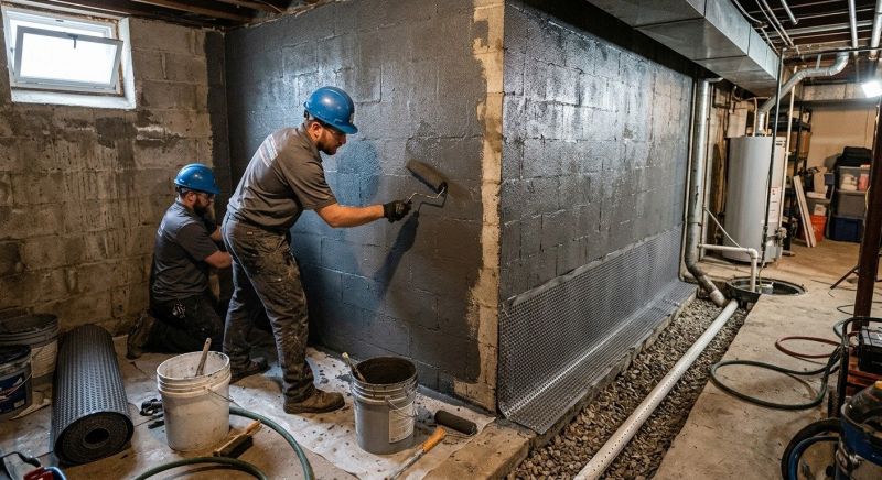 Basement Walls Waterproofing in Montgomery, AL