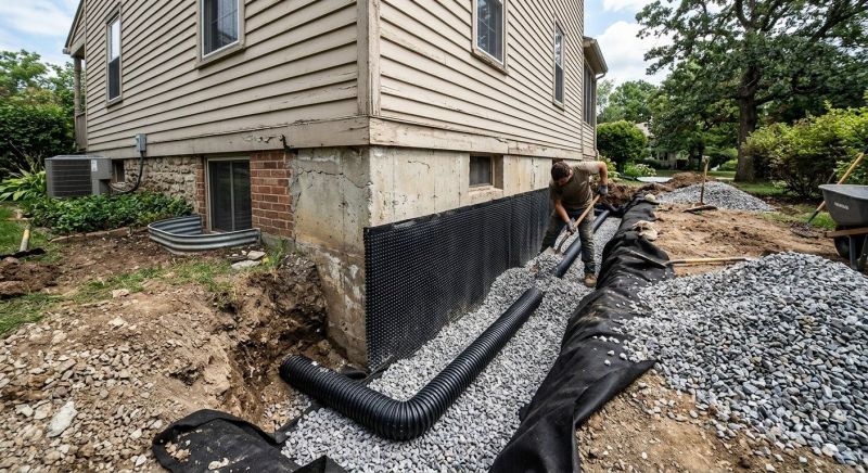 Retaining Wall Drainage in Tuscaloosa, AL