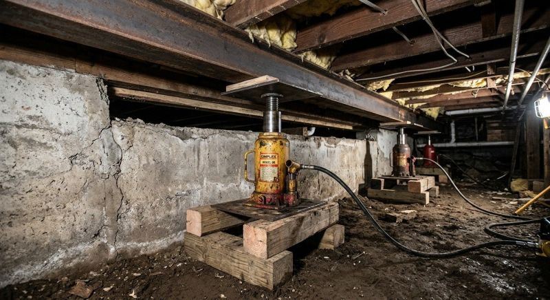 Sinking Foundation Lifting in Tampa, FL